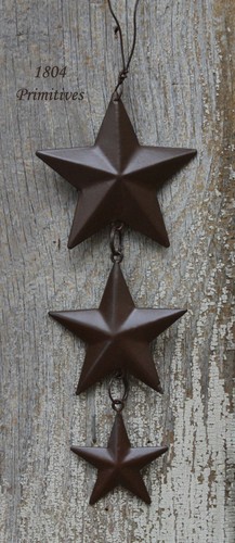 New primitive rusty tin look - rusty,